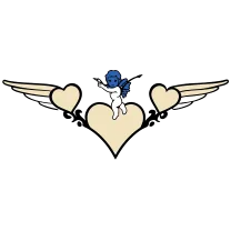 Cherub with bow