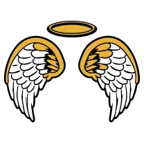 Simple halo and wings