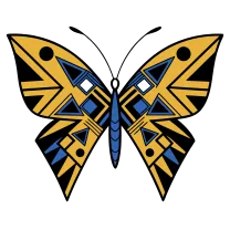 Geometric butterfly
