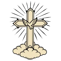 Cross and dove