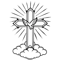 Cross and dove