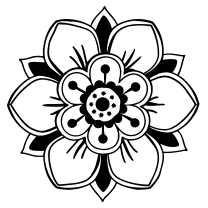Small petal mandala