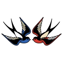 Pair of swallows