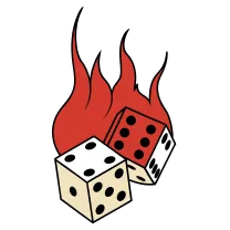 Flaming dice