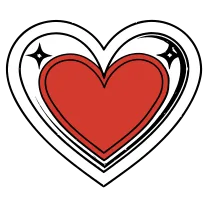 Simple heart outline