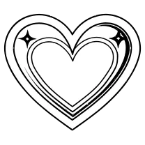 Simple heart outline