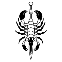 Scorpion and dagger
