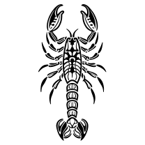 Ornamental scorpion
