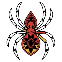 Jeweled spider