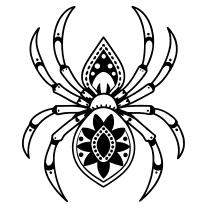 Jeweled spider